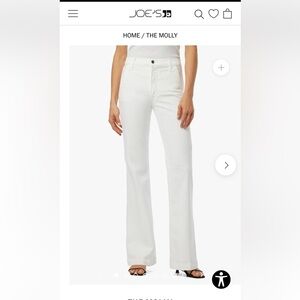 Joe’s Jeans, The Molly white, Size 25